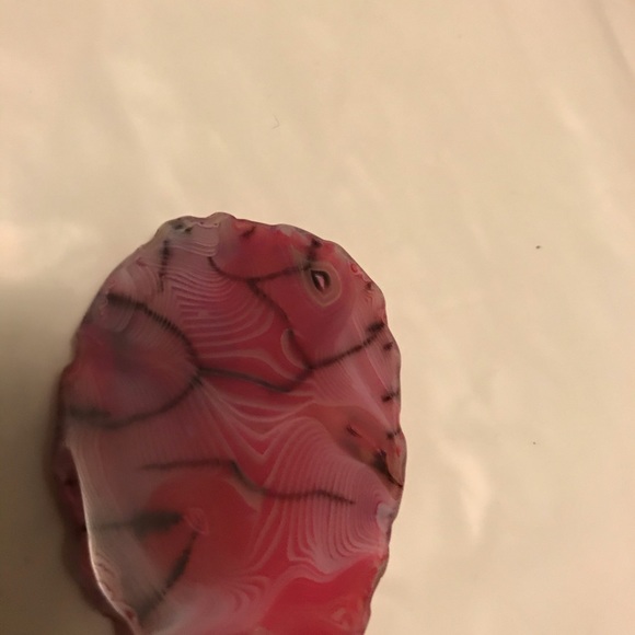 💎Punk&purple Dragon 🐉 vein agate w/ hole😃🎉🛍 - Picture 7 of 9